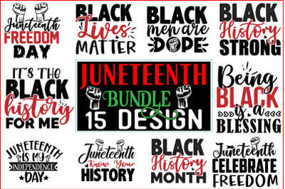 Juneteenth  SVG Design Bundle 15 Design