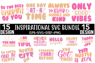 Inspirational SVG Design Bundle