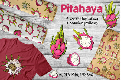 Pitahaya / Dragon fruit SVG