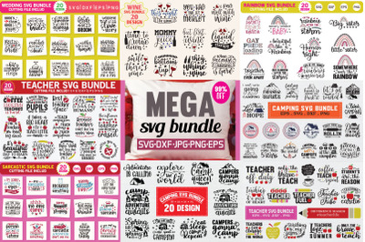 Mega SVG Bundle, over 160 Designs, Huge Bundle svg, BUNDLE SVG files,