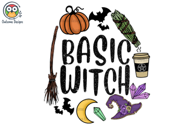 Basic witch Sublimation Design