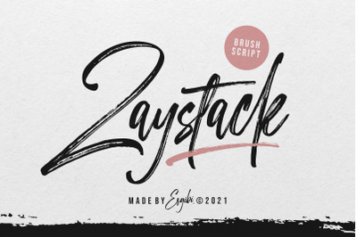 Zaystack - Brush Script