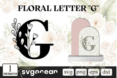 Floral Letter G