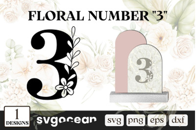 Floral Number 3