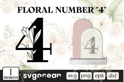 Floral Number 4