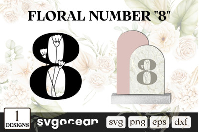 Floral Number 8