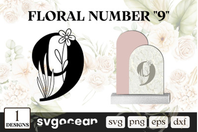 Floral Number 9