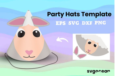 Sheep Party&amp;nbsp;Hat Cut File