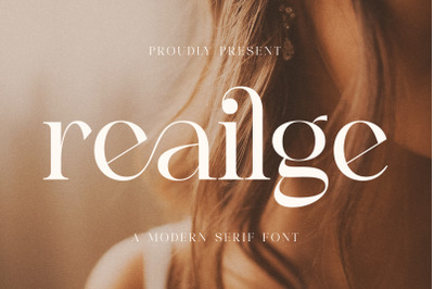 reailge Typeface