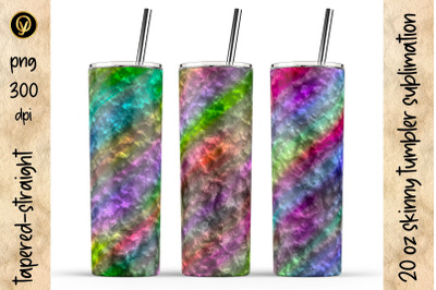 20 Oz Skinny Tumbler Abstract Holographic Sublimation Designs