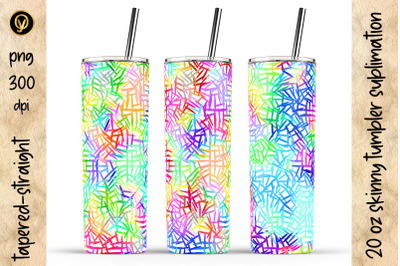 Abstract Skinny Tumbler Sublimation designs pack.Abstract Geometric