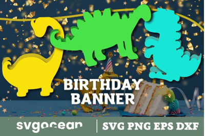 Birthday Banner Svg