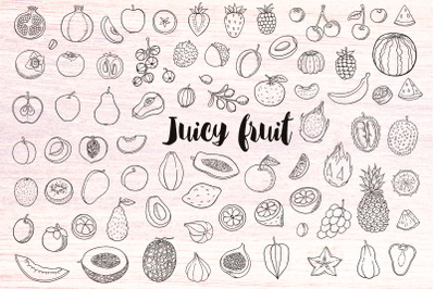Doodle Fruits Design Kit