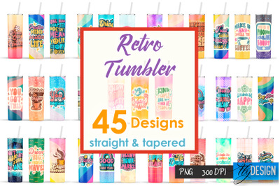 Retro Tumbler| Hippie 20 Oz Tumbler| Tumbler Wrap Templates v.1