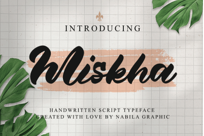 Miskha Handwriting Script
