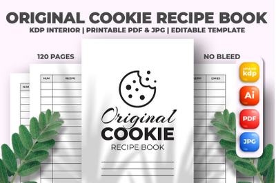 Original Cookie Recipe Book KDP Interior