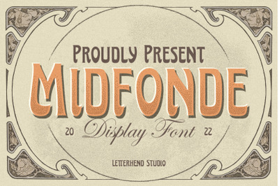 Midfonde - Display Font