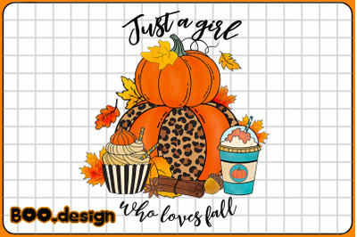 Just A Girl Who Loves Fall Graphics