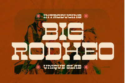 BIG RODHEO Typeface