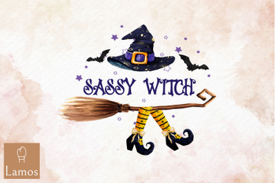 Sassy Witch Witchy Vibes Crystal Design