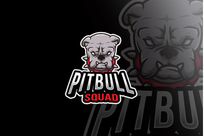 Pitbull Squad Esport Logo Template