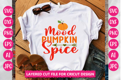 Mood Pumpkin Spice SVG Cut File