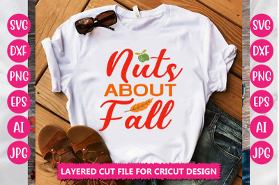 Nuts About Fall SVG Cut File