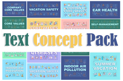 Text concepts bundle