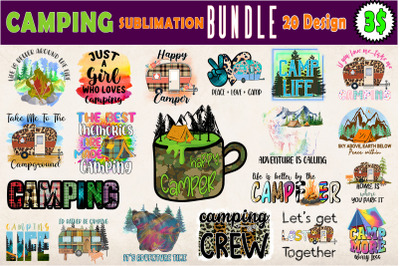 Camping Sublimation Bundle