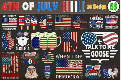 4th of July SVG Bundle