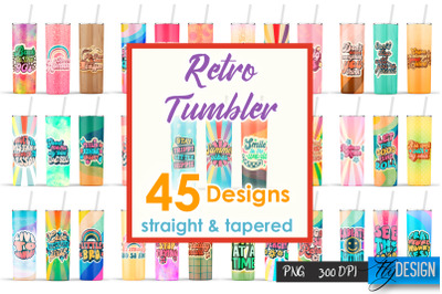 Retro Tumbler| Hippie 20 Oz Tumbler| Tumbler Wrap Templates v.2