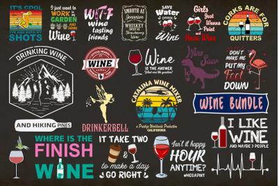 Wine SVG Bundle