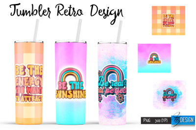 Retro Tumbler| Hippie 20 Oz Tumbler| Tumbler Wrap Templates