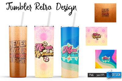 Retro Tumbler| Hippie 20 Oz Tumbler| Tumbler Wrap Templates