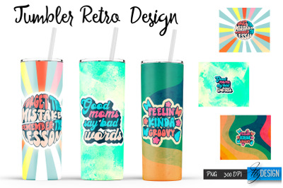 Retro Tumbler| Hippie 20 Oz Tumbler| Tumbler Wrap Templates