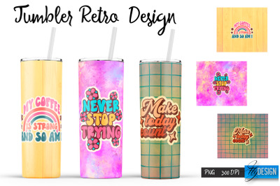 Retro Tumbler| Hippie 20 Oz Tumbler| Tumbler Wrap Templates