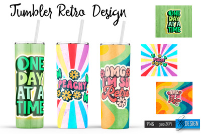 Retro Tumbler| Hippie 20 Oz Tumbler| Tumbler Wrap Templates