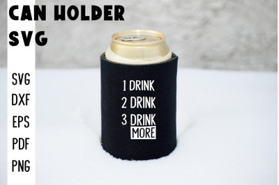 Can Holder SVG | Can Cooler SVG | Can Koozie Designs | Can Koozie