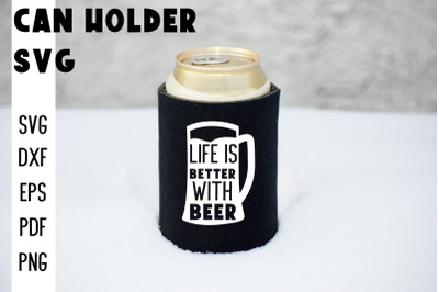 Can Holder SVG | Can Cooler SVG | Can Koozie Designs | Can Koozie