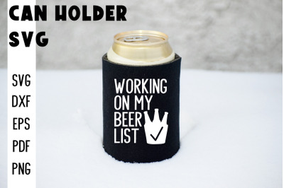 Can Holder SVG | Can Cooler SVG | Can Koozie Designs | Can Koozie