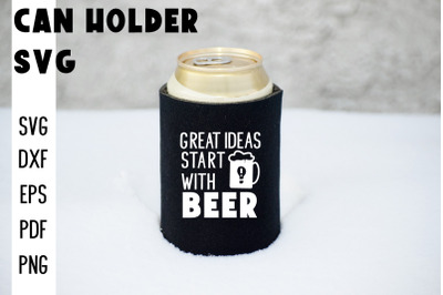 Can Holder SVG | Can Cooler SVG | Can Koozie Designs | Can Koozie