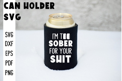 Can Holder SVG | Can Cooler SVG | Can Koozie Designs | Can Koozie