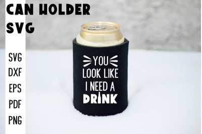 Can Holder SVG | Can Cooler SVG | Can Koozie Designs | Can Koozie