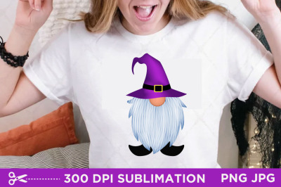 Halloween Gnome, Sublimation, Halloween Sublimation