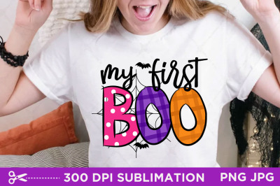 My First Boo Sublimation, Halloween Sublimation, Sublimation
