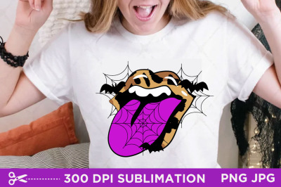 Halloween Mouth Sublimation, Halloween Sublimation