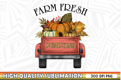 Farm Fresh Pumpkins Sublimation