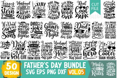 Father&#039;s Day SVG Bundle 50 Design Vol.05
