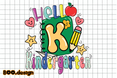 Hello Kindergarten Graphics Design