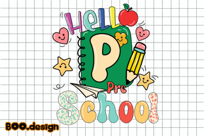 Hello Preschool Grade Graphics Design